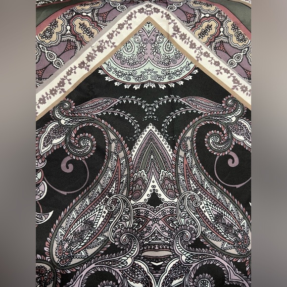 Vince Camuto Square Scarf Polyester Multicolor Persian Bazaar Accessory - Picture 3 of 13